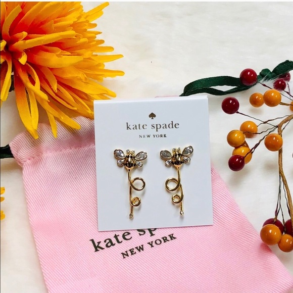 NWT KATE SPADE ♠️ PICNIC PERFECT EARRINGS - Picture 2 of 5